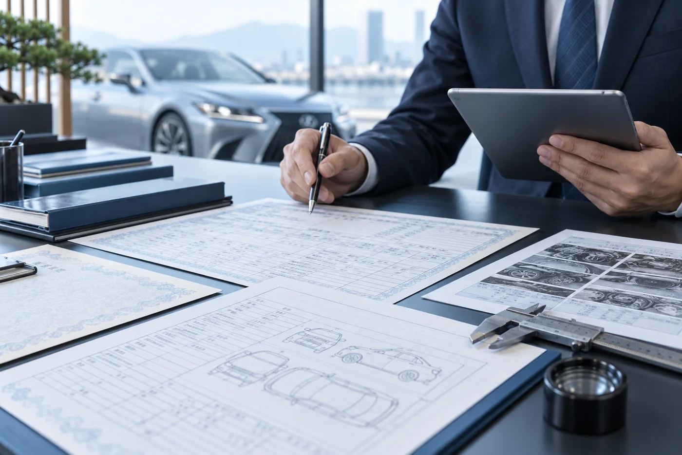 Vehicle documentation under technical review